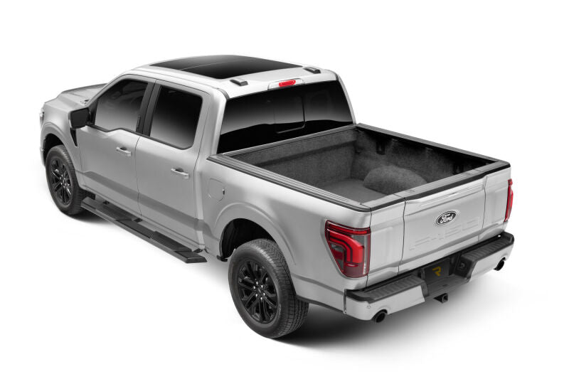 RealTruck 15-26 Ford F150 / 17-26 Ford F250/F350 SD Crew Cab Traxio 5in Nerf Bars - Textured Black