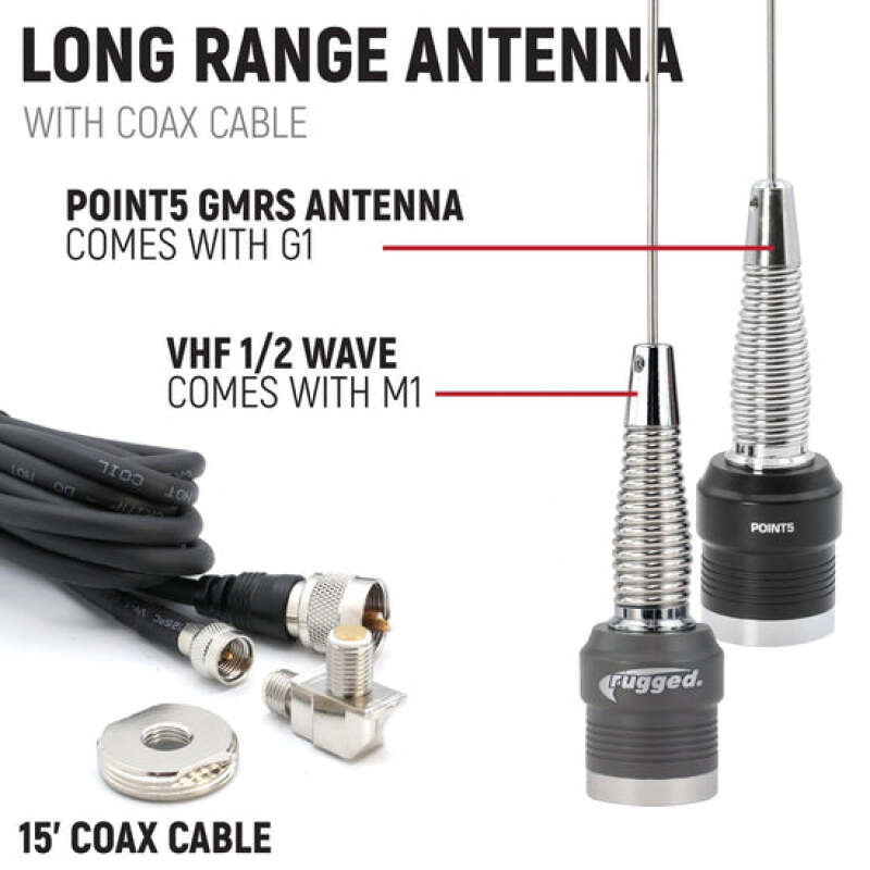 Rugged Radios 20-24 Can-Am Maveric R R Ult. Complete Comm Kit w/ BT Intercom and 2-Way Radio