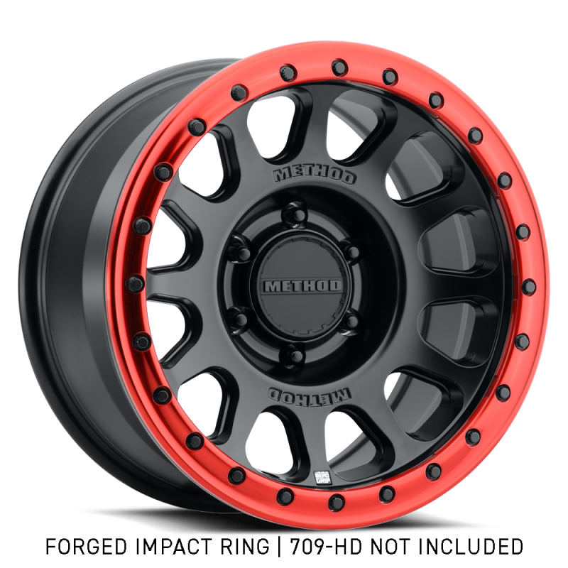 Method Beadlock Ring - 18in Forged - Style 1 - Red