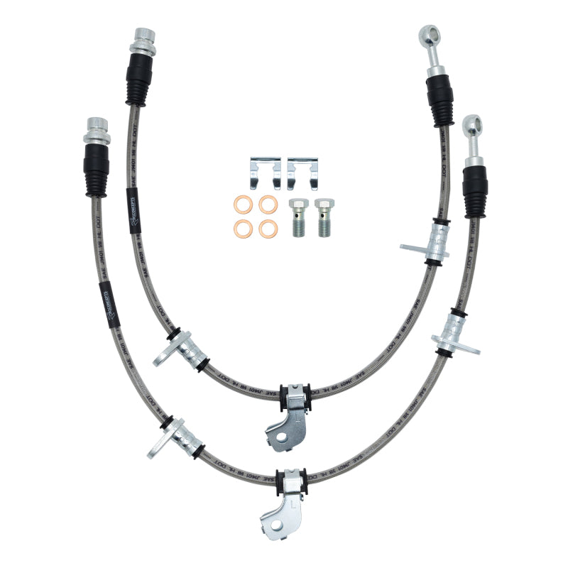 R1 09-23 Nissan GT-R Rear Stainless Steel Brake Hose Kit