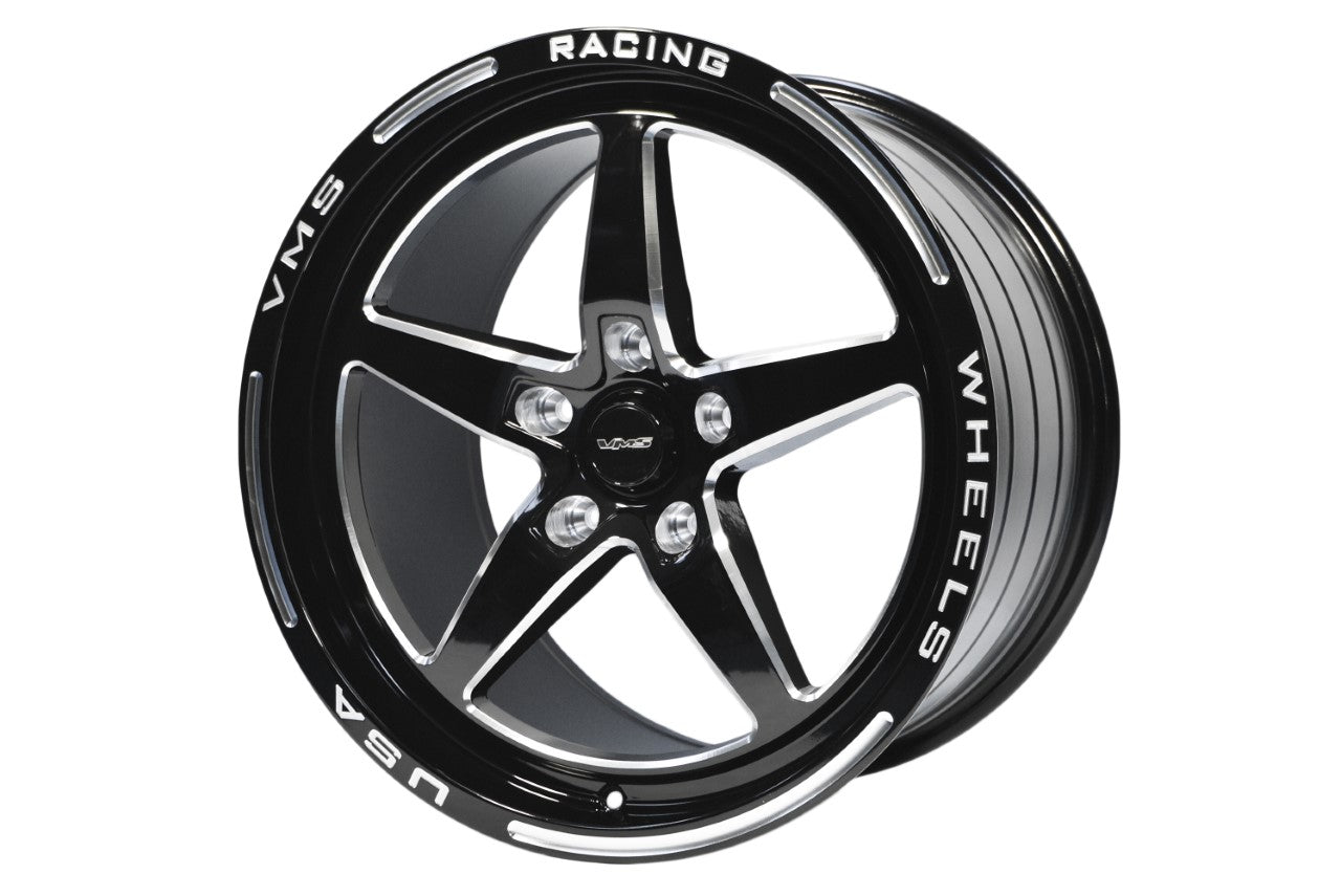 VMS V-Star 17x10 أسود ميلنق