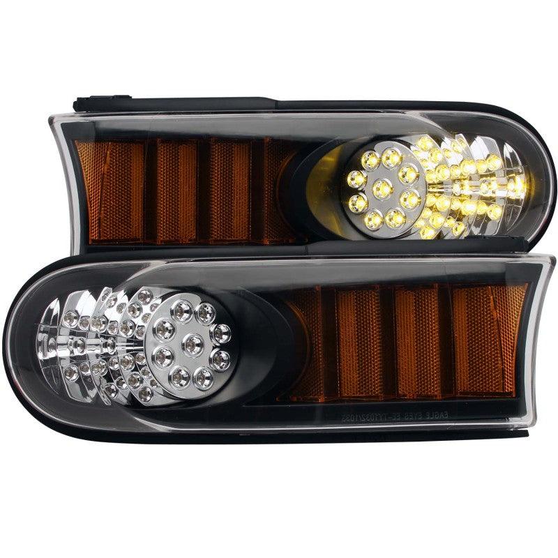 ANZO 2007-2013 Toyota Fj Cruiser LED Parking Lights Black w/ Amber Reflector - Order Your Parts - اطلب قطعك