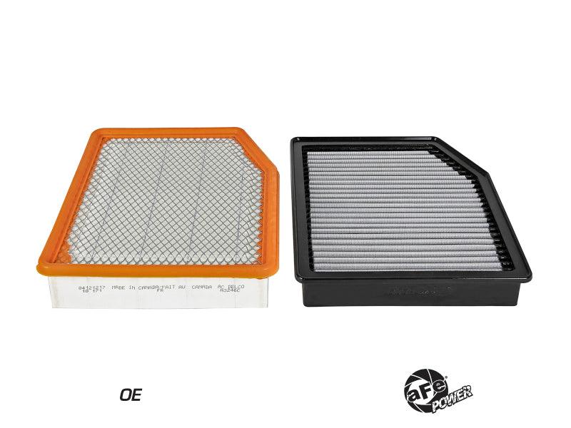 aFe MagnumFLOW Pro DRY S OE Replacement Filter 2019 GM Silverado/Sierra 1500 V6-2.7L/4.3L/V8-5.3 - Order Your Parts - اطلب قطعك