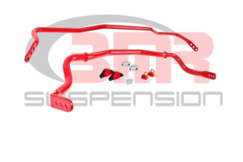 BMR 15-17 S550 Mustang Front & Rear Sway Bar Kit w/ Bushings - Red - Order Your Parts - اطلب قطعك