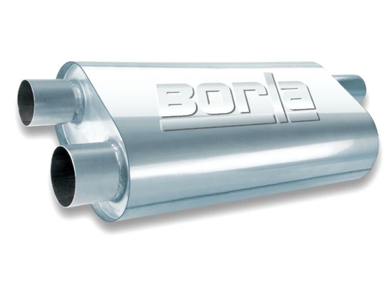 Borla Universal Oval Transverse 2.5in Inlet/Outlet 19in x 10.25in x 5.5in Turbo XL Muffler - Order Your Parts - اطلب قطعك