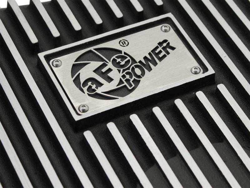 aFe Power Transmission Pan Black Machined 11-14 Ford 6R140 Trucks V8 6.7L (td) - Order Your Parts - اطلب قطعك