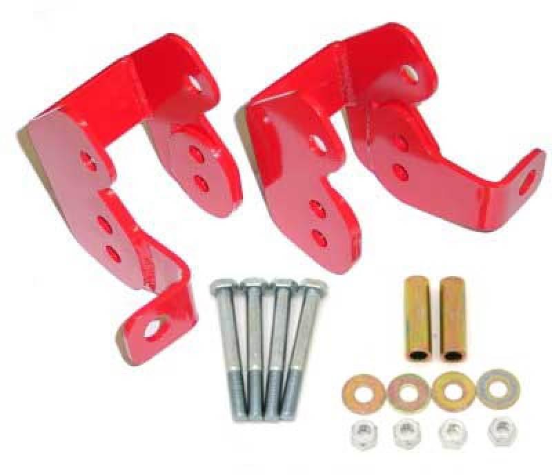 BMR 82-02 3rd Gen F-Body Bolt-On Control Arm Relocation Brackets - Red - Order Your Parts - اطلب قطعك