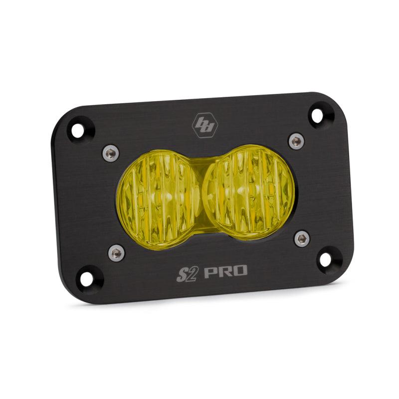 Baja Designs S2 Pro Wide Cornering Pattern Flush Mount LED Light - Amber - Order Your Parts - اطلب قطعك