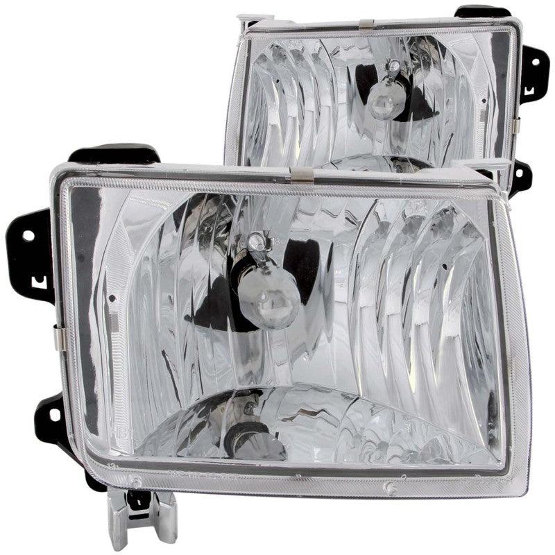 ANZO 1998-2000 Nissan Frontier Crystal Headlights Chrome - Order Your Parts - اطلب قطعك