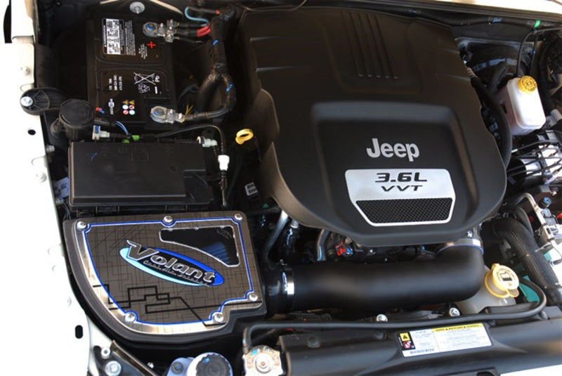 Volant 12-18 Jeep Wrangler 3.6L V6 PowerCore Closed Box Air Intake System