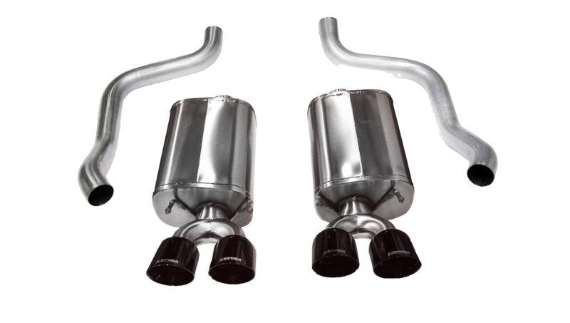 Corsa 09-13 Chevrolet Corvette C6 6.2L V8 Black Sport Axle-Back Exhaust - Order Your Parts - اطلب قطعك