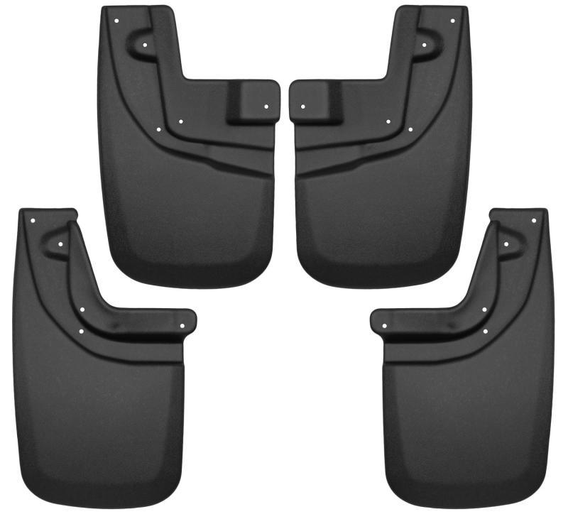 Husky Liners 05-15 Toyota Tacoma w/ OEM Fender Flares Front and Rear Mud Guards - Black - Order Your Parts - اطلب قطعك