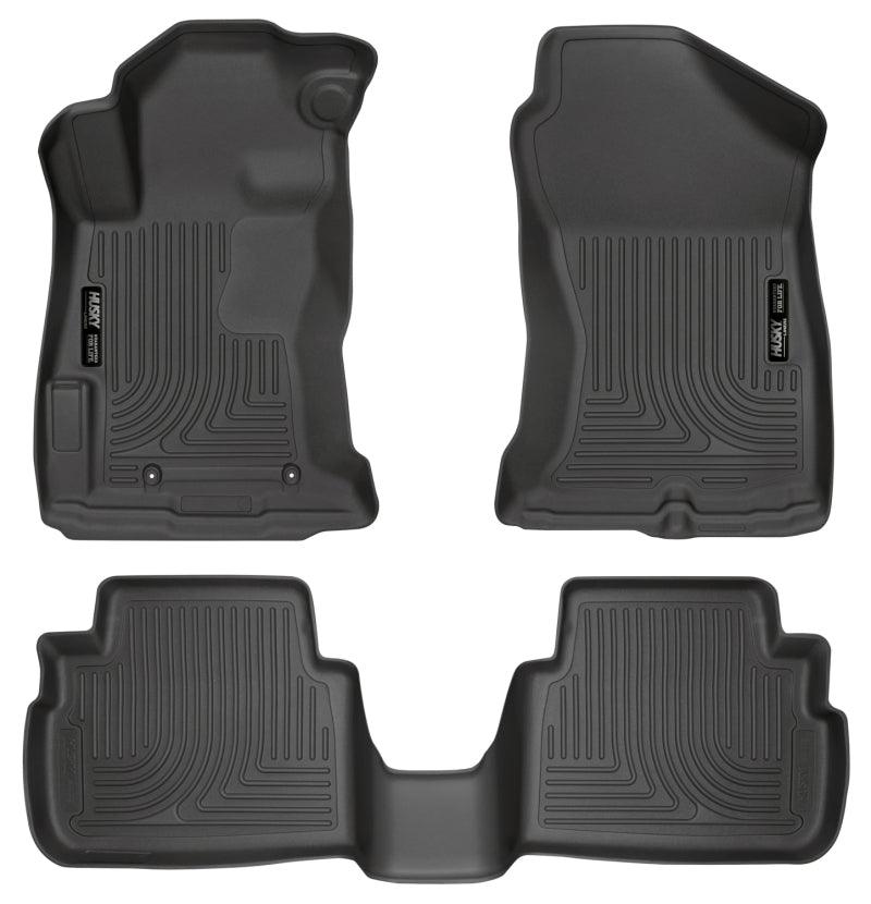 Husky Liners 2017 Subaru Impreza Weatherbeater Black Front & 2nd Seat Floor Liners - Order Your Parts - اطلب قطعك