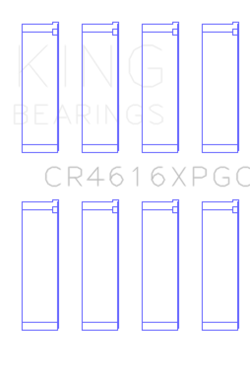 King Engine Bearings Subaru FA20 pMaxKote Performance Rod Bearing Set - Size STD