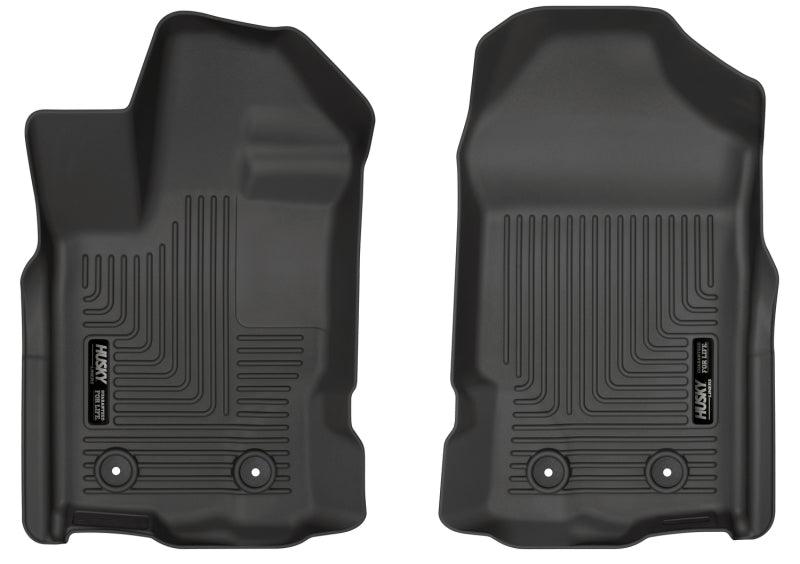 Husky Liners 2019 Ford Ranger SuperCrew Cab & SuperCab WeatherBeater Black Floor Liners - Order Your Parts - اطلب قطعك