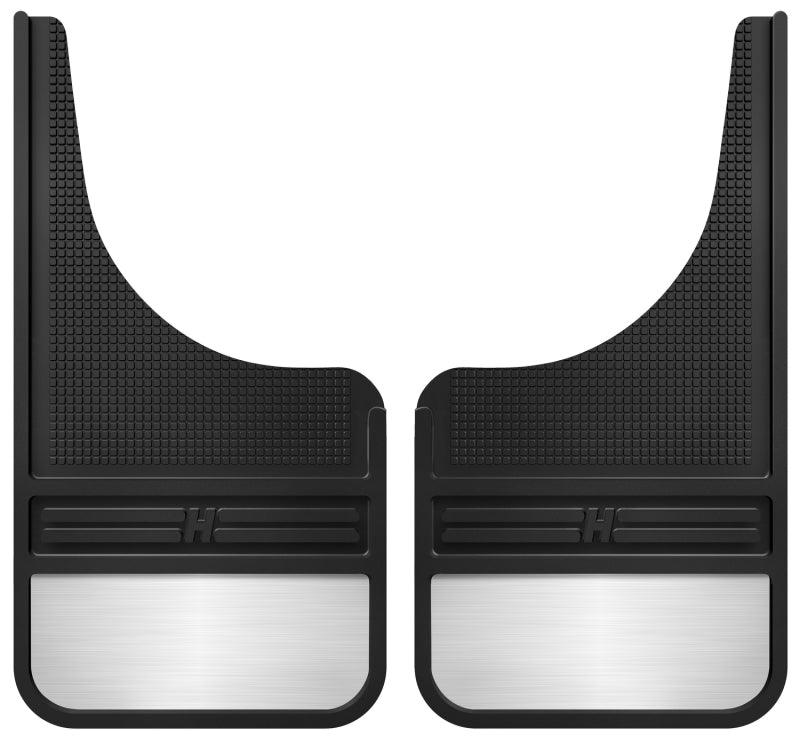 Husky Liners Universal 12in Wide Black Rubber Front Mud Flaps w/ Weight - Order Your Parts - اطلب قطعك