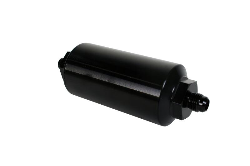 Aeromotive In-Line Filter - (AN-6 Male) 10 Micron Microglass Element Bright Dip Black Finish - Order Your Parts - اطلب قطعك