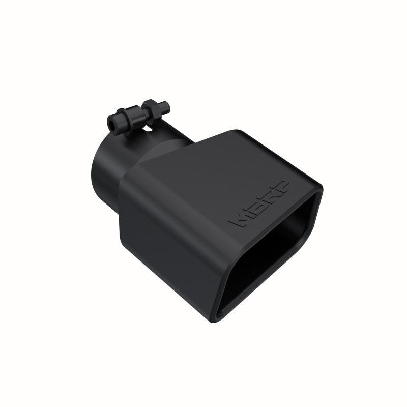 MBRP Universal Tip 4.75inx 3in Rectangle Angled Cut 3in O.D. inlet Pass. Side 7.375in length Black - Order Your Parts - اطلب قطعك