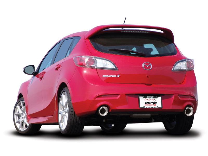 Borla 10-13 Mazda 3/Mazdaspeed 3 2.5L/2.3L Turbo FEW MT Hatchback SS Exhaust (rear section only) - Order Your Parts - اطلب قطعك