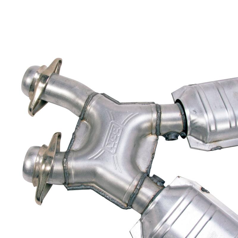 BBK 96-04 Mustang 4.6 GT / Cobra Short Mid X Pipe w Catalytic Converters 2-1/2 For Long Tube Headers - Order Your Parts - اطلب قطعك