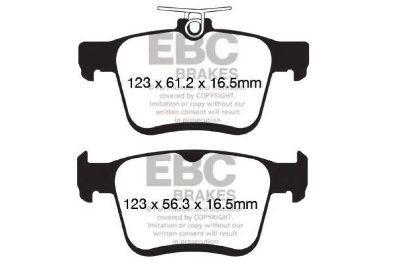 EBC 14+ Audi A3 1.8 Turbo (w/Electronic Parking Brake) Greenstuff Rear Brake Pads - Order Your Parts - اطلب قطعك