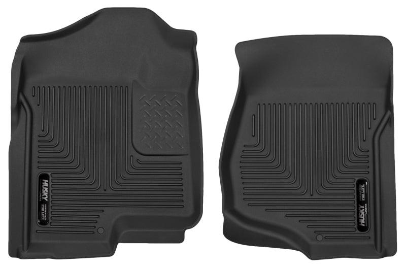 Husky Liners 07-12 GM Silverado/Tahoe/Suburban/Escalade X-Act Contour Black Floor Liners - Order Your Parts - اطلب قطعك