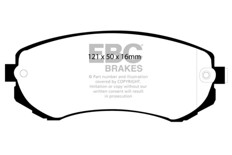 EBC 89-94 Nissan Skyline (R32) 1.8 Yellowstuff Front Brake Pads - Order Your Parts - اطلب قطعك
