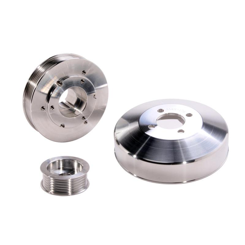 BBK 97-04 Ford F150 Expedition 4.6 5.4 Underdrive Pulley Kit - Lightweight CNC Billet Aluminum (3pc) - Order Your Parts - اطلب قطعك
