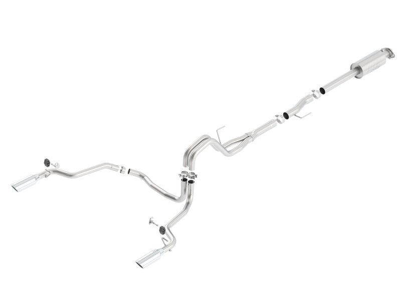 Borla 15-16 Ford F-150 3.5L EcoBoost Ext. Cab Std. Bed Catback Exhaust ATAK Single Split Rear Exit - Order Your Parts - اطلب قطعك