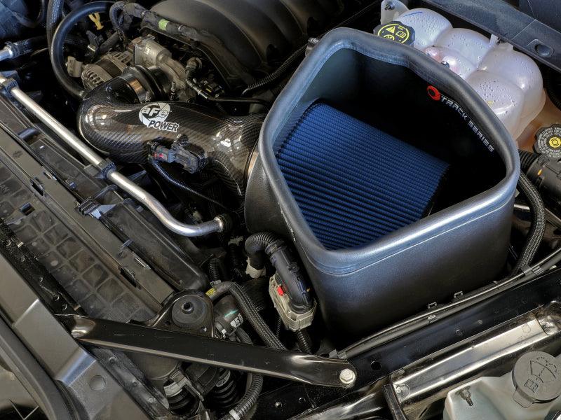 aFe 19-20 GM Trucks 5.3L/6.2L Track Series Carbon Fiber Cold Air Intake System With Pro 5R Filters - Order Your Parts - اطلب قطعك