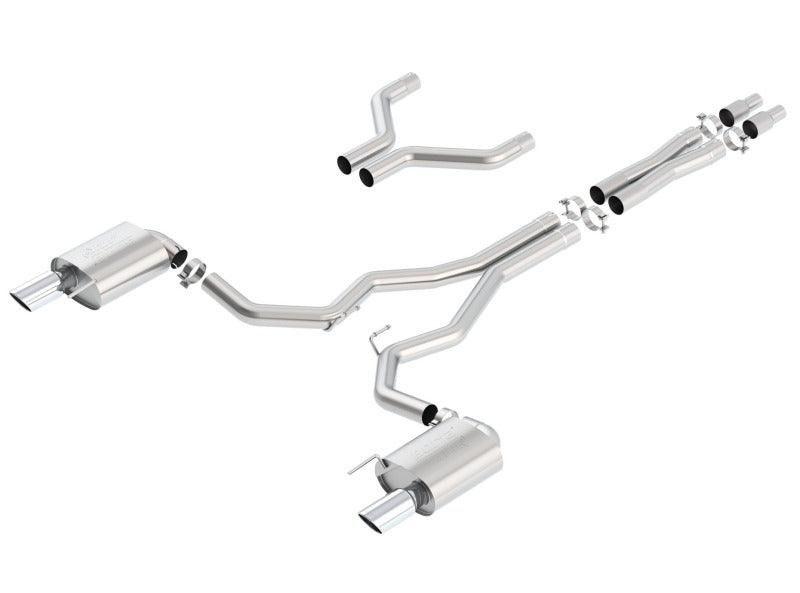 Borla Atak Cat-Back 15-17 Ford Mustang GT 5.0L V8 MT/AT 3in pipe 4in tip - Order Your Parts - اطلب قطعك