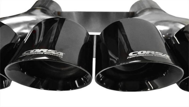 Corsa 15-15 Chevrolet Corvette 6.2L V8 Quad 45in Polished Black Pro-Series Tip Kit - Order Your Parts - اطلب قطعك