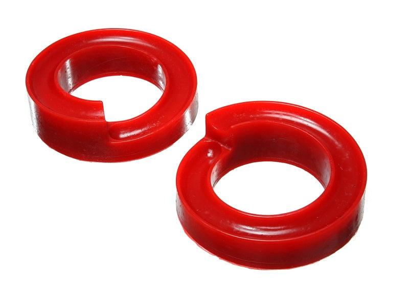 Energy Suspension 2005-07 Ford F-250/F-350 SD 2/4WD Front Coil Spring Isolator Set - Red - Order Your Parts - اطلب قطعك