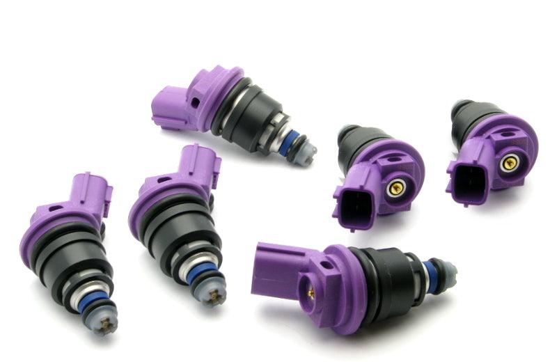 DeatschWerks 96-99 Nissan I30 VQ30 / RB25DET / Maxima VQ30de / 300zx 370cc Side Feed Injectors - Order Your Parts - اطلب قطعك