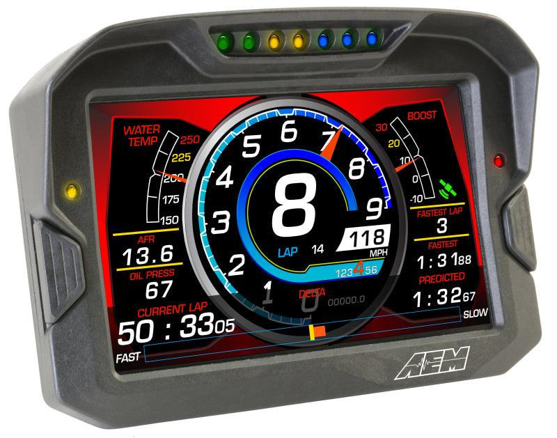 AEM CD-7 Non Logging GPS Enabled Race Dash Carbon Fiber Digital Display w/o VDM (CAN Input Only) - Order Your Parts - اطلب قطعك