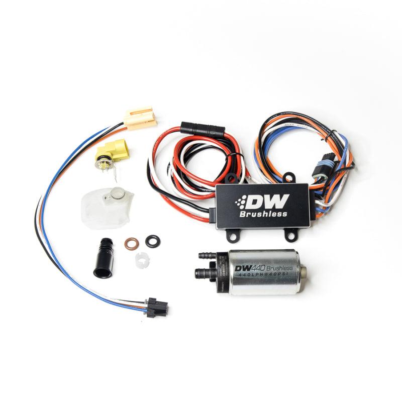 DeatschWerks DW440 440lph Brushless Fuel Pump Single/Dual Controller w/ Install Kit 08-14 Subaru WRX - Order Your Parts - اطلب قطعك