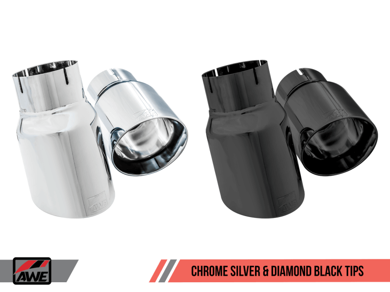 AWE Tuning Ford Focus RS Track Edition Cat-back Exhaust - Diamond Black Tips - Order Your Parts - اطلب قطعك