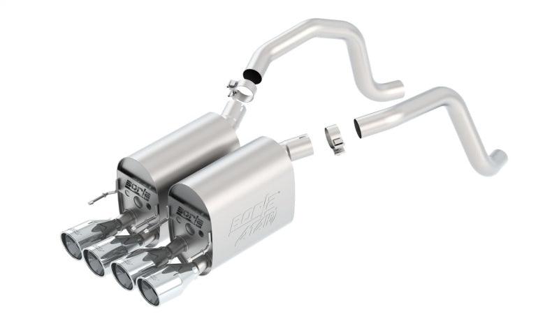 Borla 05-08 Chevrolet Corvette Coupe/Conv 6.0L/6.2L 8cyl Aggressive ATAK Exhaust (rear section only) - Order Your Parts - اطلب قطعك