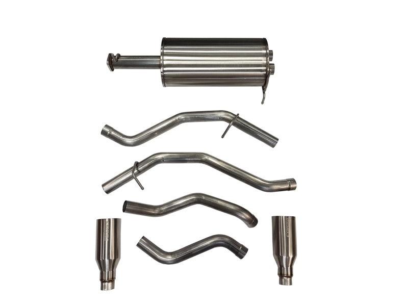 Corsa 2019 Ram 1500 5.7L Crew Cab w/ 57in or 76in Bed Cat-Back Dual Rr Exit 5in Satin Polished Tips - Order Your Parts - اطلب قطعك