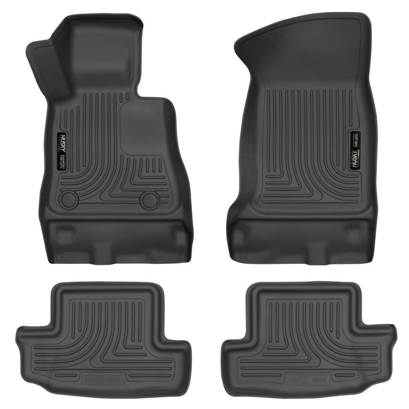 Husky Liners 16-17 Chevy Camaro WeatherBeater Front and Second Row Black Floor Liners - Order Your Parts - اطلب قطعك