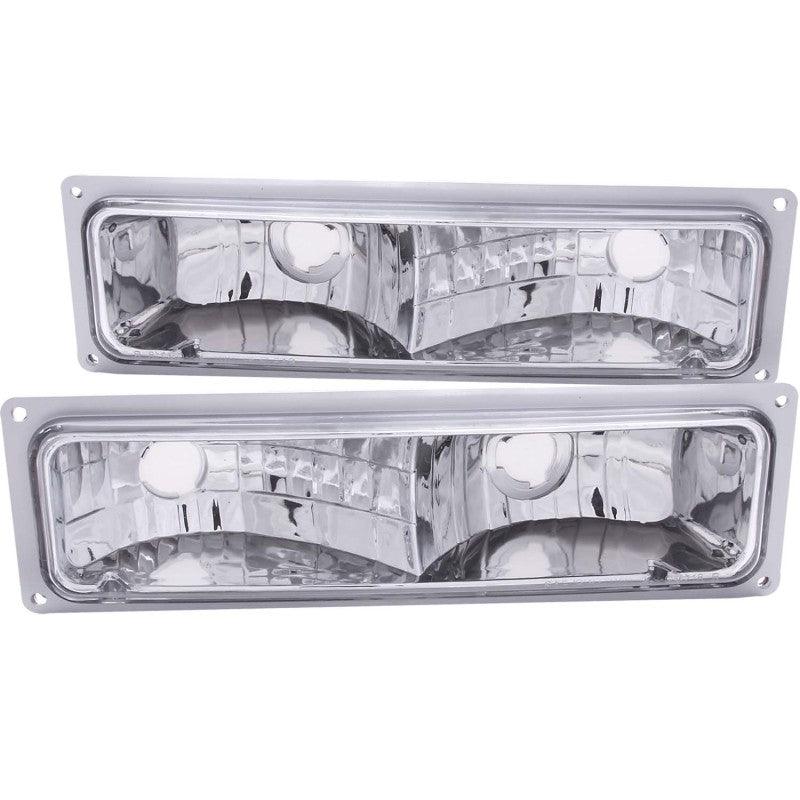 ANZO 1988-1998 Chevrolet C1500 Euro Parking Lights Chrome - Order Your Parts - اطلب قطعك