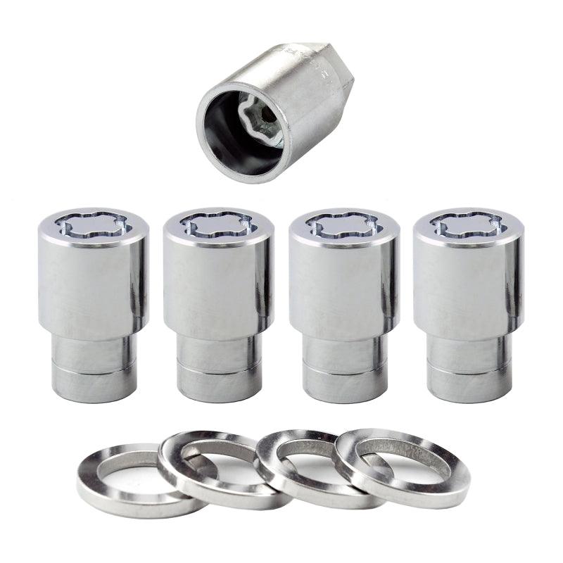 McGard Wheel Lock Nut Set - 4pk. (Reg. Shank Seat) M12X1.5 / 13/16 Hex / 1.38in. Length - Chrome - Order Your Parts - اطلب قطعك