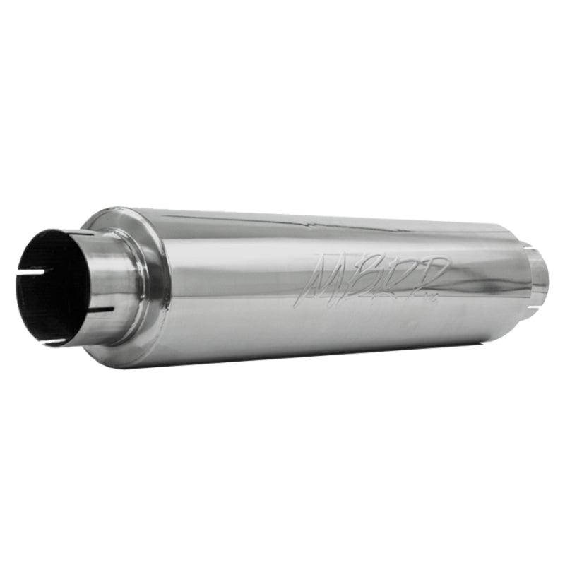 MBRP Universal Quiet Tone Muffler 4in Inlet/Outlet 24in Body 6in Dia 30in Overall T304 - Order Your Parts - اطلب قطعك