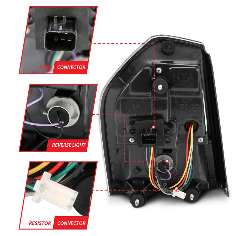 ANZO 11-14 Chrysler 300 LED Taillights Black w/ Sequential - Order Your Parts - اطلب قطعك