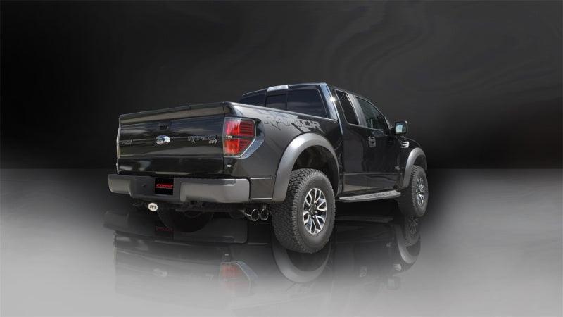 Corsa 11-14 Ford F-150 Raptor 6.2L V8 145in Wheelbase Black Xtreme Cat-Back Exhaust - Order Your Parts - اطلب قطعك