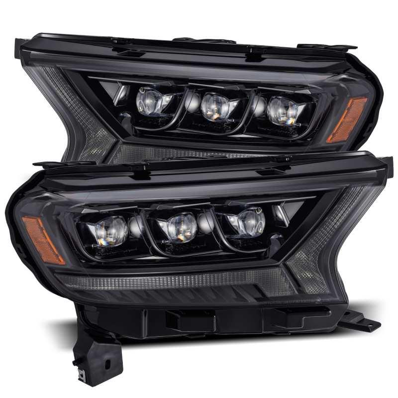 AlphaRex 19-21 Ford Ranger NOVA LED Proj Headlight Plnk Style Alpha Blk w/Activ Light/Seq Signal/DRL - Order Your Parts - اطلب قطعك