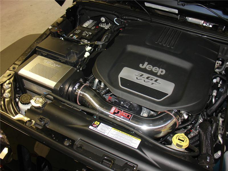 Injen 12-13 Jeep Wrangler JK 3.6L V6 Polished Short Ram Intake w/ Power Flow Box - Order Your Parts - اطلب قطعك