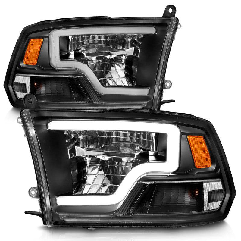 ANZO 2009-2020 Dodge Ram 1500 Full LED Square Projector Headlights w/ Chrome Housing Black Amber - Order Your Parts - اطلب قطعك