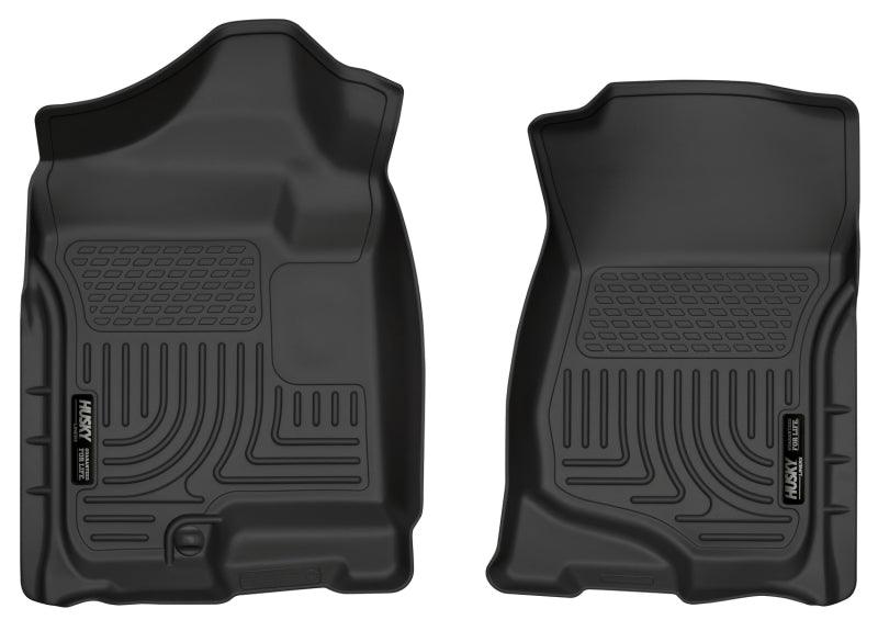 Husky Liners 07-14 Cadillac Escalade ESV/EXT Weatherbeater Black Front Floor Liners - Order Your Parts - اطلب قطعك