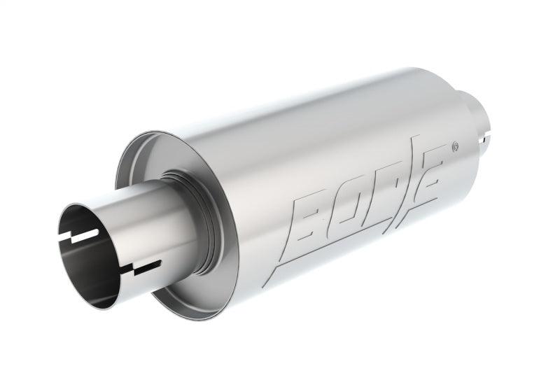 Borla S-Type Muffler 2.5in Inlet/Outlet 5in Round x 10in w/Notch - Order Your Parts - اطلب قطعك